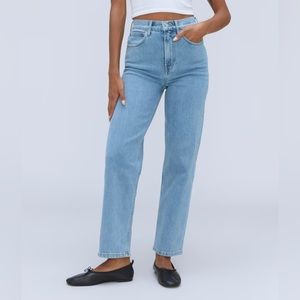 Everlane High Waisted Straight Ankle Jeans Size 32 EUC